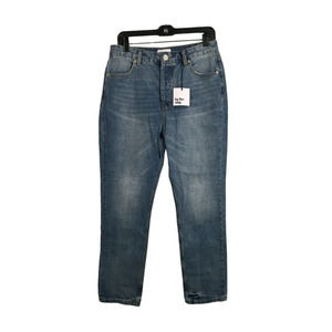 By The Way. Boyfriend Style Denim Jean, Women's Size M - Blue